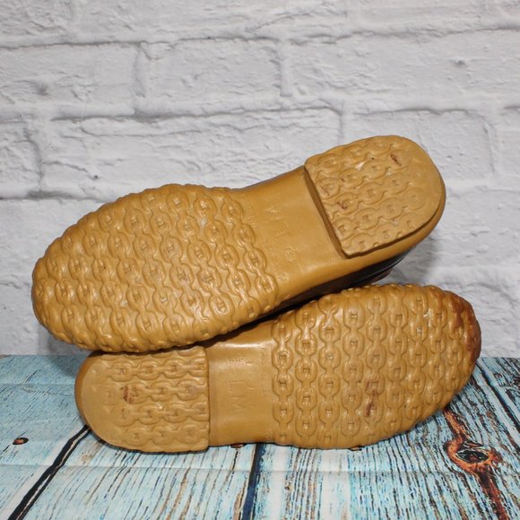 LL BEAN Brown Leather Unlined Waterproof Duck Boots Size 9 M - Picture 9 of 9